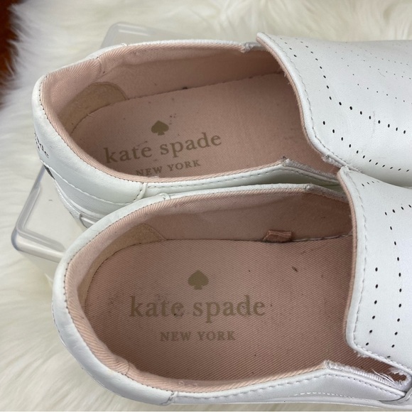 KATE SPADE NY AZORES SLIP PERFORATED SNEAKERS SIZE 7.5 WOMAN - Picture 6 of 8